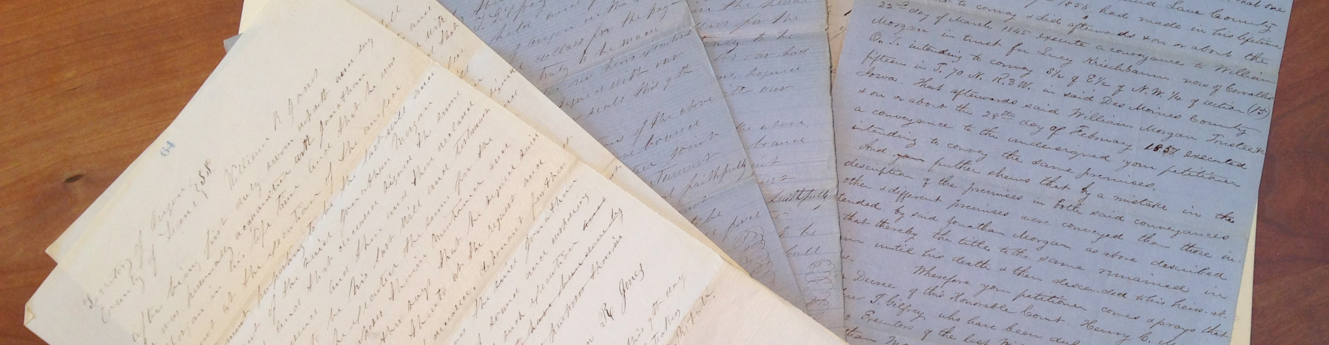 old handwritten letters
